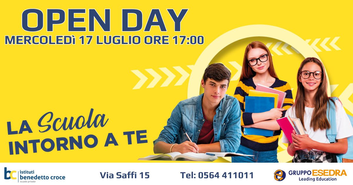 Open day Benedetto Croce Grosseto 2024